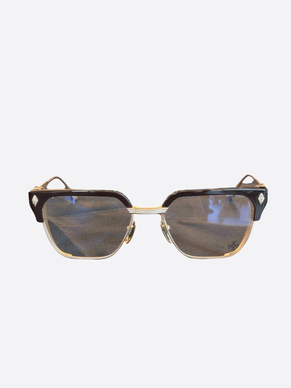Chrome Hearts Black & Gold LGMA Glasses